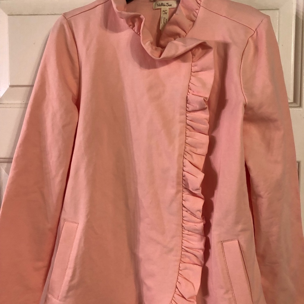 Matilda Jane Pink Mallowcream Ruffle Jacket